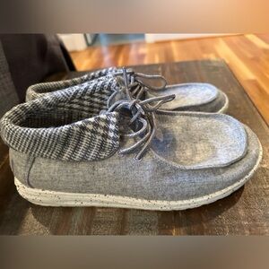 Hey Dude Gray Casual Womens Shoes